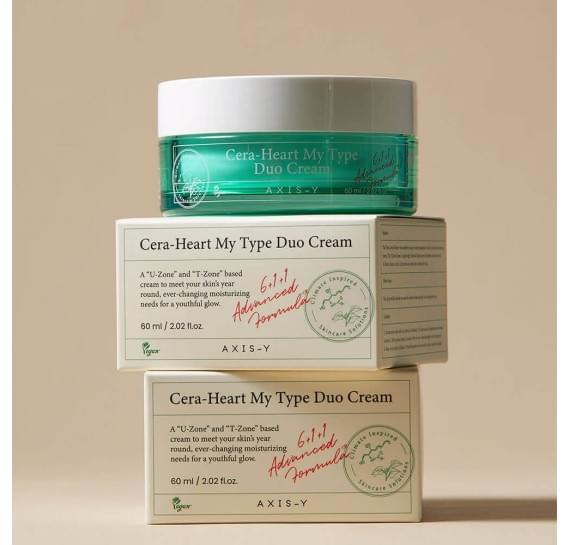 Подвійний крем для комбінованої шкіри AXIS-Y Cera-Heart My Type Duo Cream 60 мл