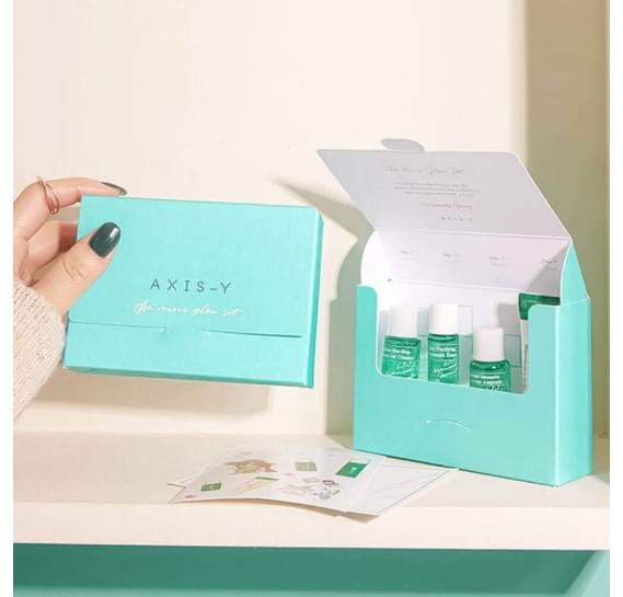 Набор миниатюр для сияния кожи AXIS-Y The Mini Glow Set 8 мл + 5 мл + 5 мл + 5 мл