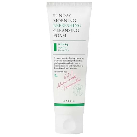 Увлажняющая пенка для умывания AXIS-Y Sunday Morning Refreshing Cleansing Foam 120 мл