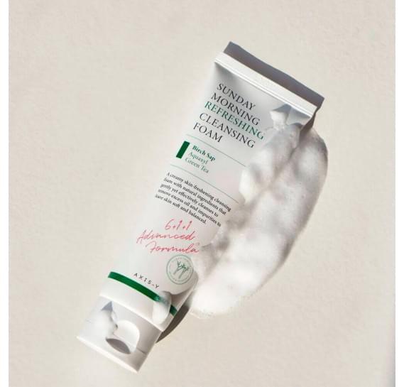 Увлажняющая пенка для умывания AXIS-Y Sunday Morning Refreshing Cleansing Foam 120 мл