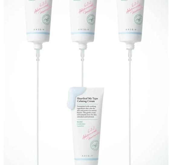Успокаивающий крем-гель с хауттюйнией AXIS-Y Heartleaf My-Type Calming Cream 60 мл