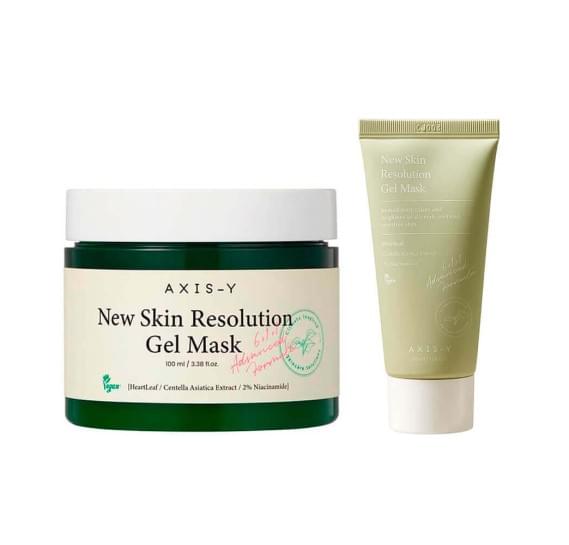 Заспокійлива гелева маска з хауттюйнією AXIS-Y New Skin Resolution Gel Mask MINI 50 мл