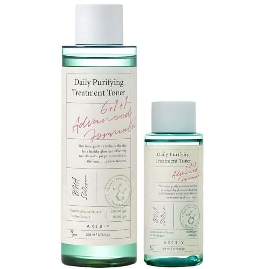 Тоник для проблемной кожи с центеллой и BHA-кислотой AXIS-Y Daily Purifying Treatment Toner MINI 80 мл