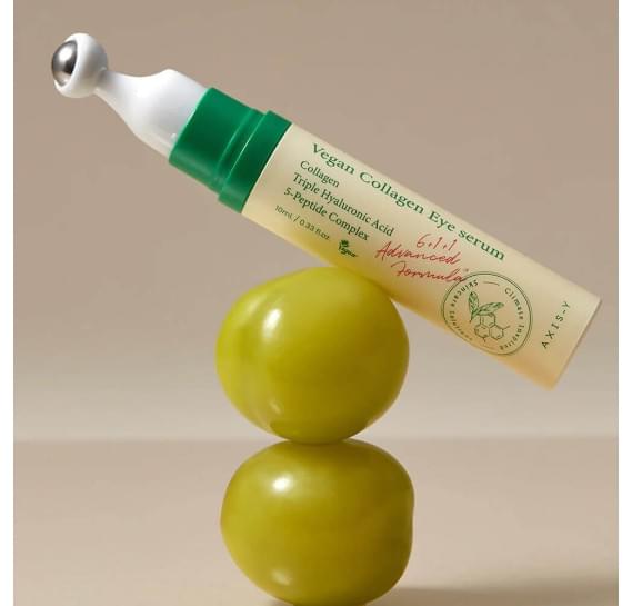 Пептидная сыворотка для век с массажным аппликатором AXIS-Y Vegan Collagen Eye Serum 10 мл