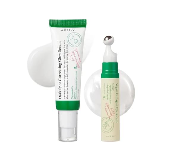 Набор сывороток для сияния и увлажнения кожи лица AXIS-Y EOY Glass Skin Duo 50 мл + 10 мл