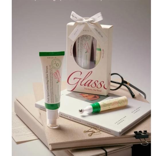 Набор сывороток для сияния и увлажнения кожи лица AXIS-Y EOY Glass Skin Duo 50 мл + 10 мл