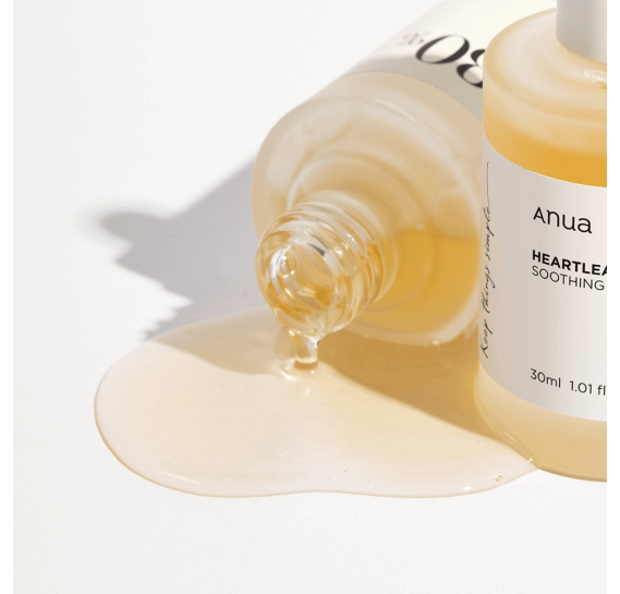 Успокаивающая ампула на основе хауттюйнии Anua Heartleaf 80% Moisture Soothing Ampoule 30 мл