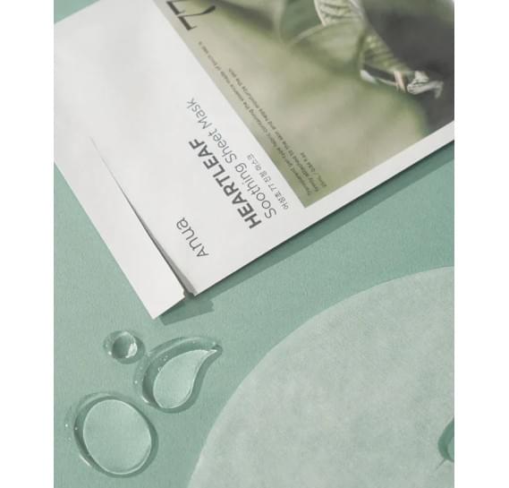 Успокаивающая тканевая маска на основе хауттюйнии Anua Heartleaf 77% Soothing Sheet Mask 25 г