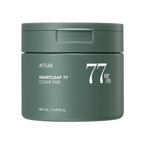 Отшелушивающие пэды с хауттюйнией и PHA Anua Heartleaf 77% Clear Pad 70 шт
