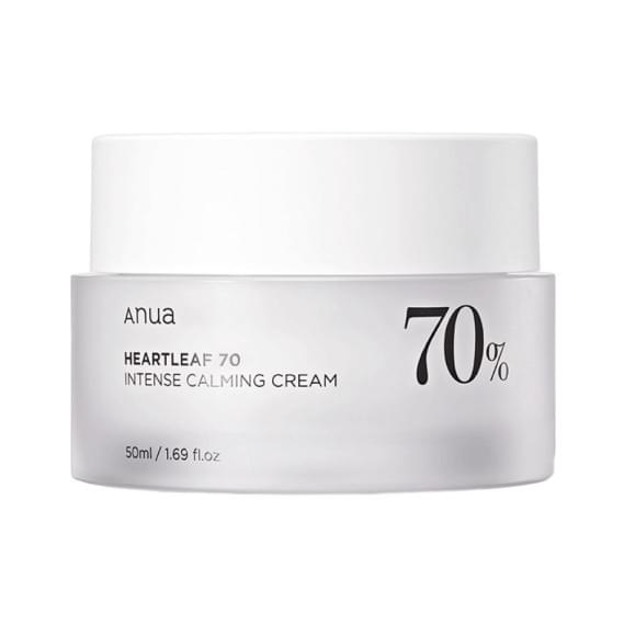 Интенсивный барьерный крем на основе хауттюйнии Anua Heartleaf 70% Intense Calming Cream 50 мл