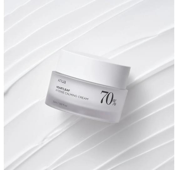 Интенсивный барьерный крем на основе хауттюйнии Anua Heartleaf 70% Intense Calming Cream 50 мл