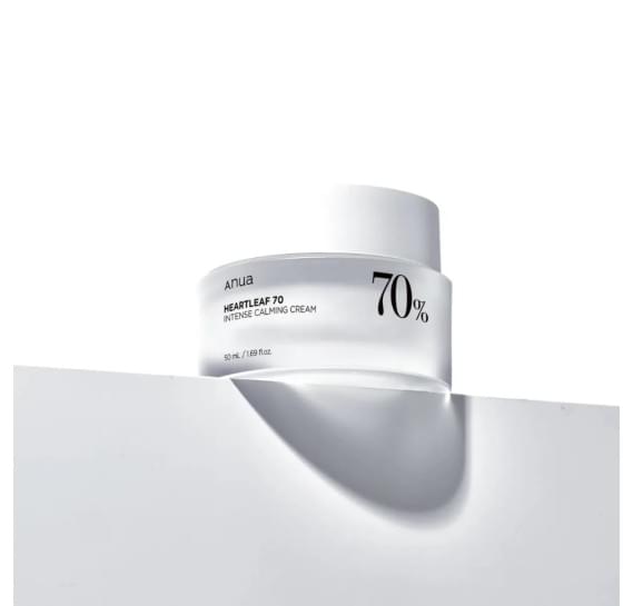 Интенсивный барьерный крем на основе хауттюйнии Anua Heartleaf 70% Intense Calming Cream 50 мл