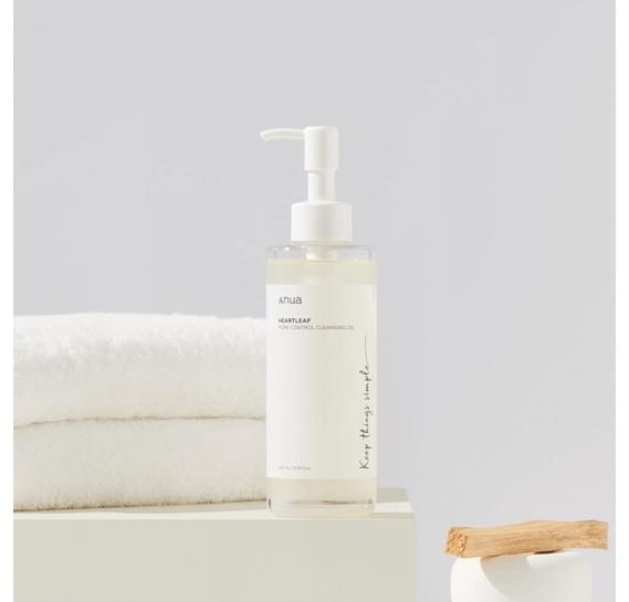 Гидрофильное масло для глубокого очищения пор Anua Heartleaf Pore Control Cleansing Oil 200 мл