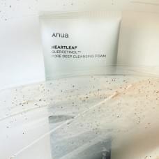 Пенка-скраб с кверцетинолом для очищения пор Anua Heartleaf Quercetinol Pore Deep Cleansing Foam