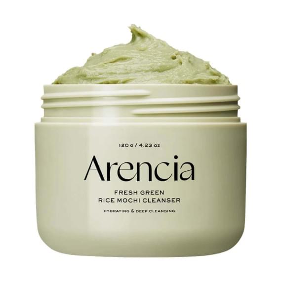 Очищающее средство с зелёным чаем и центеллой Arencia Fresh Green Rice Mochi Cleanser 120 г
