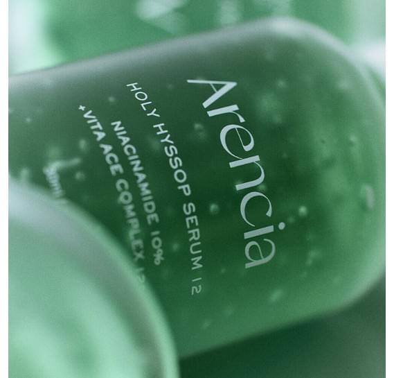 Осветляющая сыворотка с экстрактом иссопа и 10% ниацинамида Arencia Holy Hyssop Serum 12 30 мл
