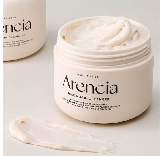 Очищающее средство с муцином улитки Arencia Rice Mucin Cleanser 120 г