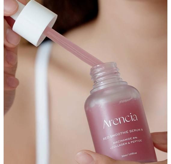 Увлажняющая сыворотка с 8% ниацинамида Arencia Fresh Red Smoothie Serum 8 30 мл