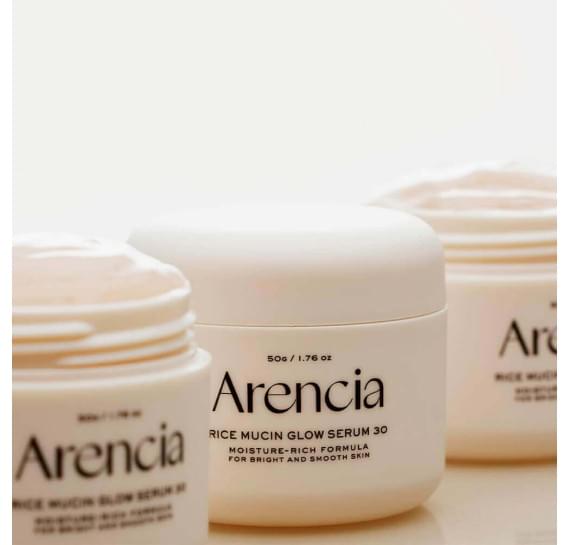 Интенсивная сыворотка с коллагеном и рисом для сияния кожи Arencia Rice Mucin Glow Serum 30 50 мл