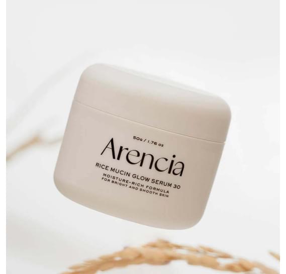 Интенсивная сыворотка с коллагеном и рисом для сияния кожи Arencia Rice Mucin Glow Serum 30 50 мл