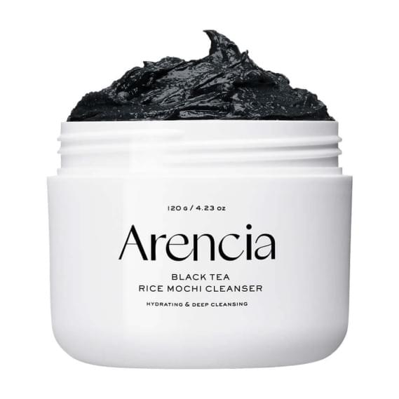 Очищающее средство с чёрным чаем и юдзу Arencia Black Tea Rice Mochi Cleanser 120 г