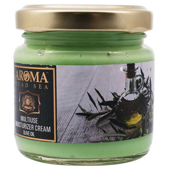 Крем для тела увлажняющий универсальный на основе оливкового масла Aroma Dead Sea Multiuse Moisturizer Cream Olive Oil 100 мл