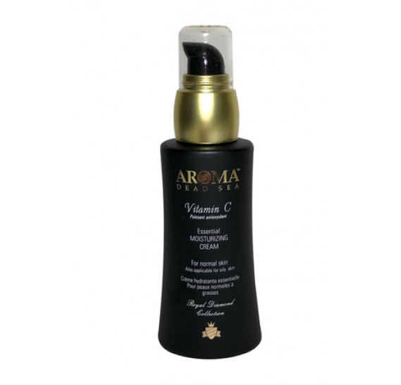 Зволожувальний крем з вітаміном С для нормальної та жирної шкіри обличчя Aroma Dead Sea Essential Moisturizing Cream 50 мл