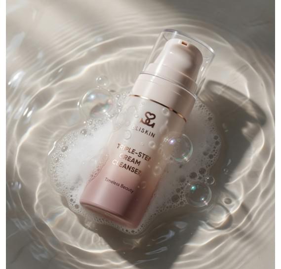 Увлажняющий крем-клинзер тройного действия BLISKIN Triple-Step Cream Cleanser 100 мл