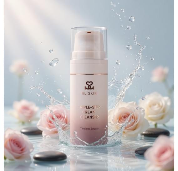 Увлажняющий крем-клинзер тройного действия BLISKIN Triple-Step Cream Cleanser 100 мл