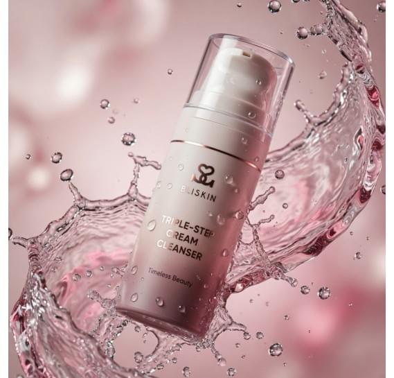 Зволожувальний крем-клінзер потрійної дії BLISKIN Triple-Step Cream Cleanser 100 мл