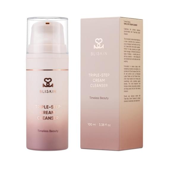 Увлажняющий крем-клинзер тройного действия BLISKIN Triple-Step Cream Cleanser 100 мл