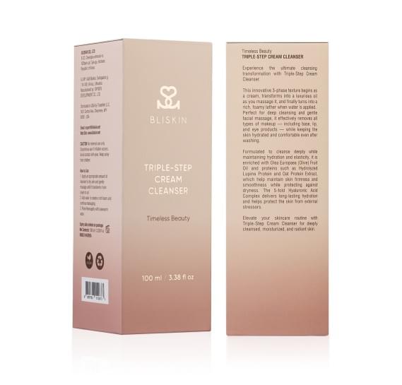 Увлажняющий крем-клинзер тройного действия BLISKIN Triple-Step Cream Cleanser 100 мл