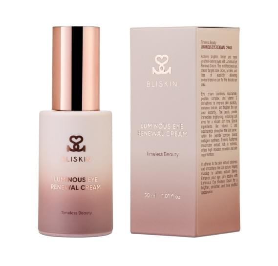 Восстанавливающий крем для сияния кожи вокруг глаз BLISKIN Luminous Eye Renewal Cream 30 мл