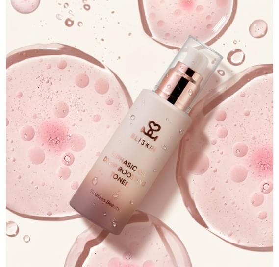 Двухфазный тонер-бустер с антиоксидантными капсулами BLISKIN Biphasic Oil Drop Boosting Toner 90 мл
