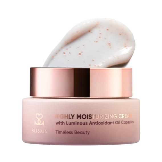 Интенсивно увлажняющий крем с сияющими антиоксидантными капсулами BLISKIN Highly Moisturizing Cream with Luminous Antioxidant Oil Capsules