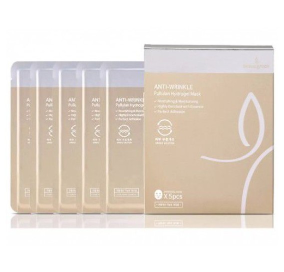Омолоджувальна гідрогелева маска для пружності шкіри Beauugreen Anti-Wrinkle Pullulan Hydrogel Mask BeauuGreen 30 г