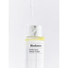 Двухфазный питательный тонер с маслами и гиалуроновой кислотой Biodance Micro Dual Serum Toner