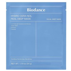 Нічна гідрогелева маска з церамідами проти сухості Biodance Hydro Cera-Nol Real Deep Mask