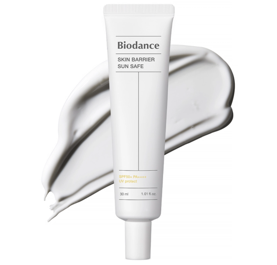 Бар’єрний сонцезахисний крем з церамідами Biodance  Skin Barrier Sun Safe SPF50 + PA++++ 30 мл