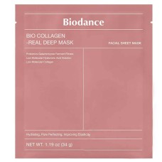 Нічна гідрогелева маска з колагеном для пружності шкіри Biodance Bio-Collagen Real Deep Mask