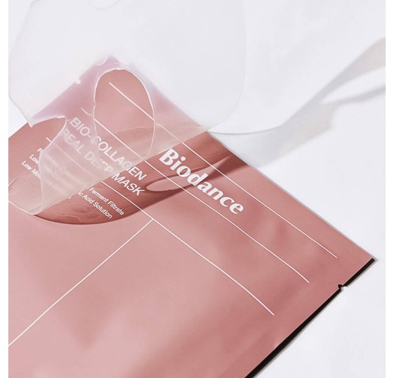 Нічна гідрогелева маска з колагеном для пружності шкіри Biodance Bio-Collagen Real Deep Mask 34 г