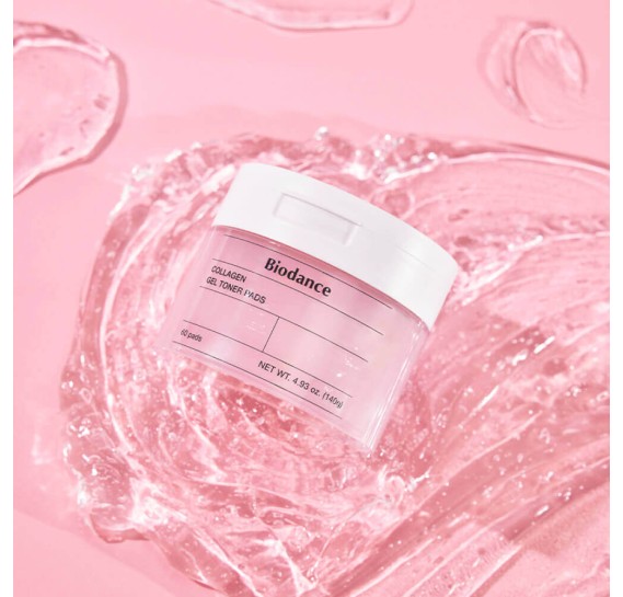 Гелевые тонер-пэды с коллагеном Biodance Collagen Gel Toner Pads 60 шт