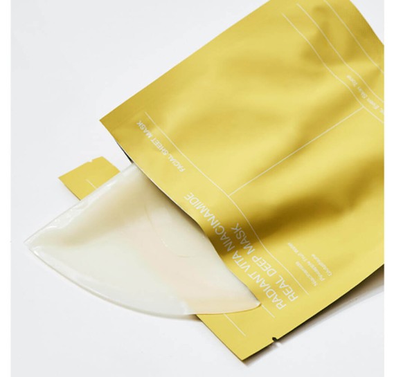Гідрогелева маска з ніацинамідом для сяйва шкіри Biodance Radiant Vita Niacinamide Real Deep Mask 34 г
