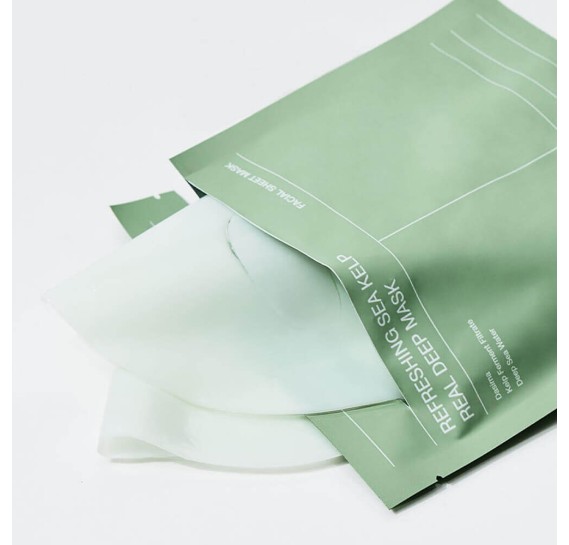 Заспокійлива гідрогелева маска з водоростями Biodance Refreshing Sea Kelp Real Deep Mask 34 г