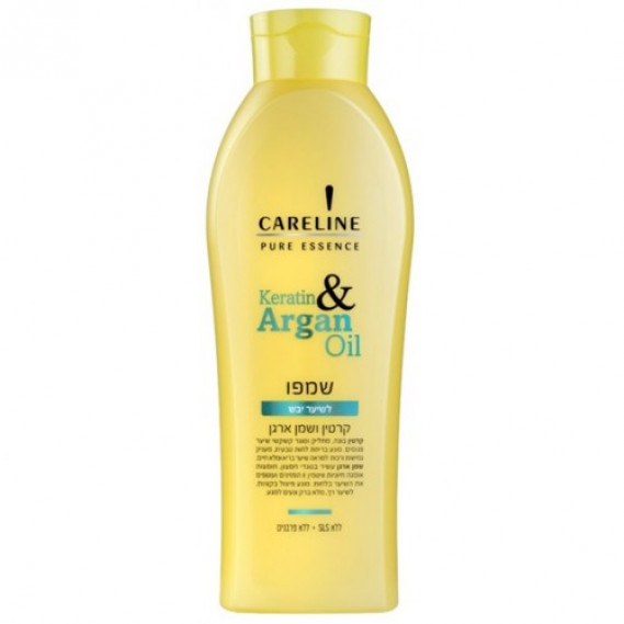 Восстанавливающий шампунь для сухих волос Кератин и Аргановое масло Careline 600 мл