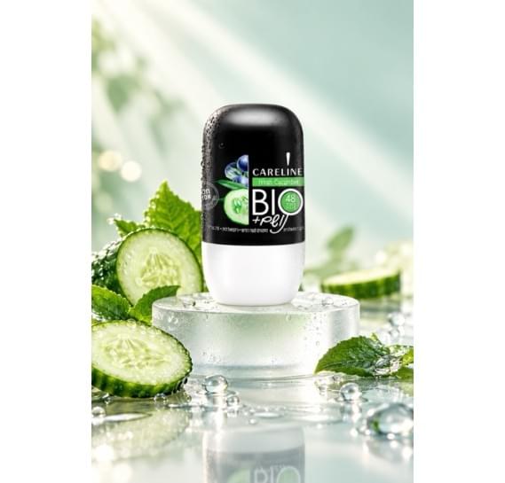 Био-дезодорант шариковый Acai Cucumber Careline Bio Deodorant Roll-On Acai Cucumber 75 мл