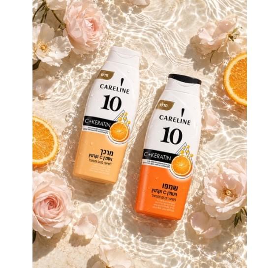 Кондиционер для волос с витамином С и кератином Careline 10 Vitamin C & Keratin Hair Conditioner 700 мл