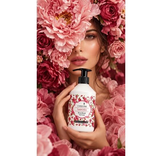 Жидкое мыло с ароматом мускуса и розы Careline Liquid Soap Musk & Rose 500 мл