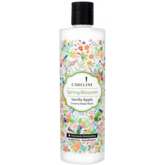 Крем-гель для душа «Весенний цвет» с Яблоком и Ванилью Careline Creamy Body Wash "Spring Blossom" 525 мл