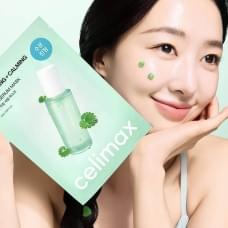 Заспокійлива маска з екстрактом центели Celimax Hydrating+Calming Cica Serum Mask
